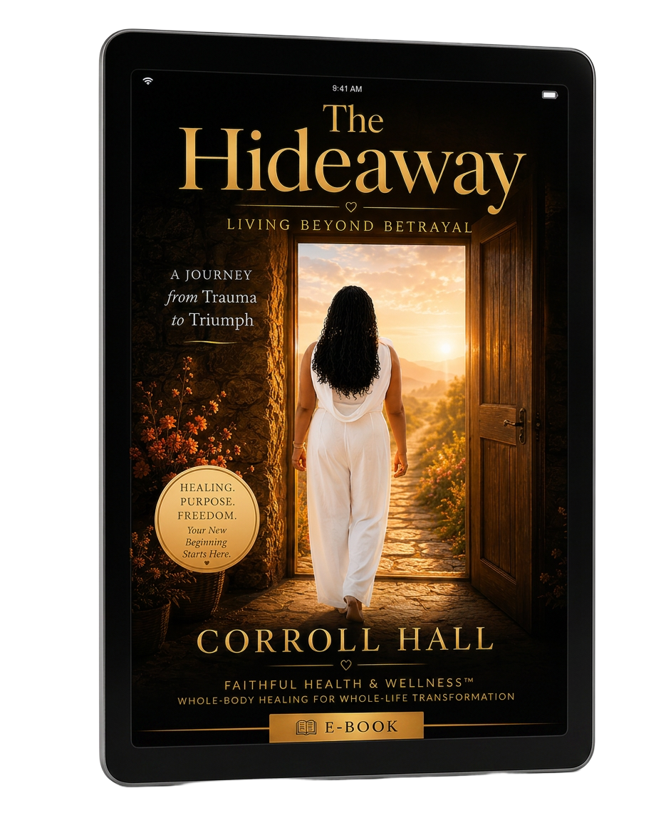 The Hideaway eBook on tablet